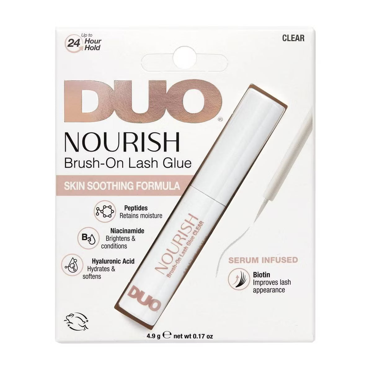 Ardell DUO Nourish Brush-On Lash Glue Clear #37967