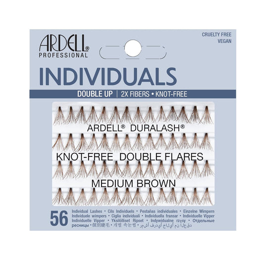 Ardell Double Individuals Knot Free Medium Brown #65994