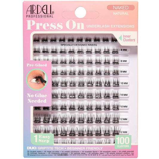 Ardell Eyelash Press On Pre-Glued Underlash Extensions Naked Natural 100 ct