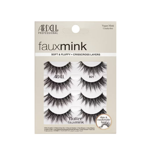 Ardell Fauxmink Flutter 821 4 pack #43424