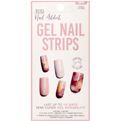 Ardell Nail Addict Gel Nail Strips - Cheers to Rosé #37999