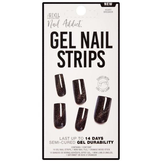 Ardell Nail Addict Gel Nail Strips - Heart Breaker #37954