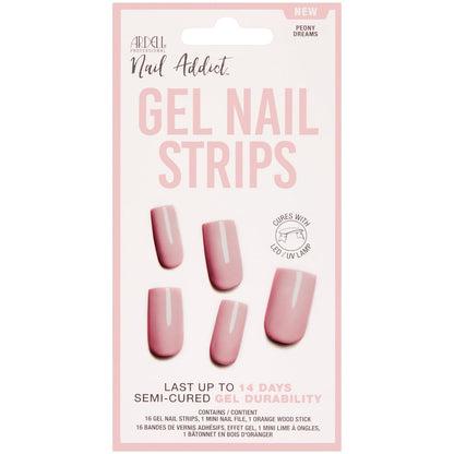 Ardell Nail Addict Gel Nail Strips - Peony Dreams #37947