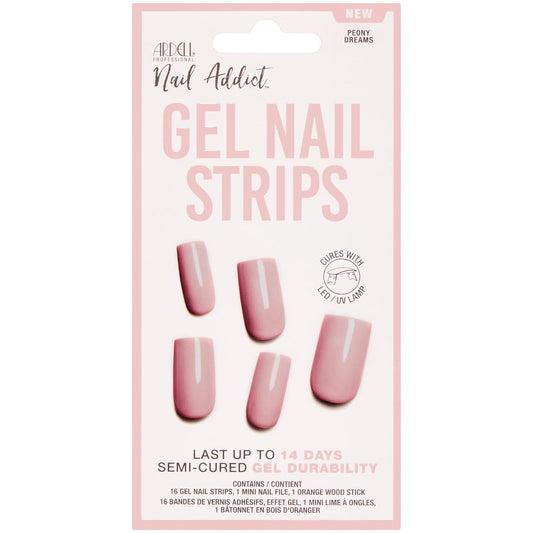 Ardell Nail Addict Gel Nail Strips - Peony Dreams #37947