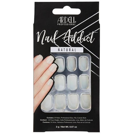 Ardell Nail Addict Natural Squared  #63823