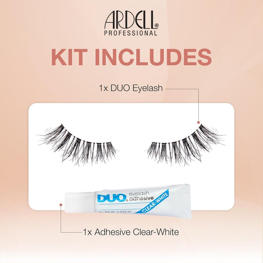 Ardell Naked Lash 3/4 length 424 with DUO 1 gram Glue #39849