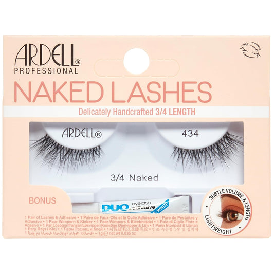 Ardell Naked Lash 3/4 length 434 with DUO 1 gram Glue #43499