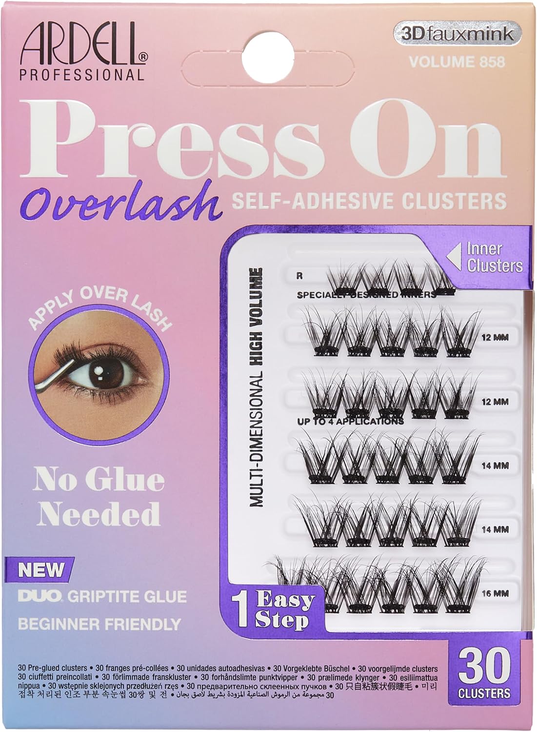 Ardell Press On Overlash 3D Fauxmink Volume 858 #38481