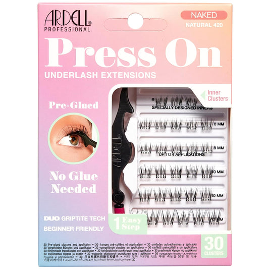 Ardell Press On Pre-Glued Underlash Extensions Naked 420 30 ct #43418