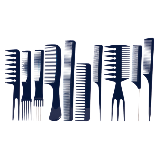 Aristocrat Professional Comb Set in a Clear Roll Up #AR-10