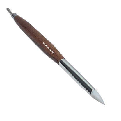 Art Brush Duo Wax And Dot Pen wood handle