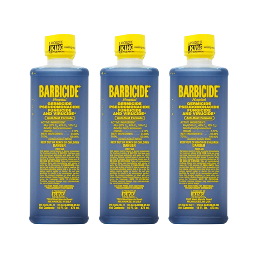 Barbicide Disinfect salon tools 16 oz Pints (3 bottles)