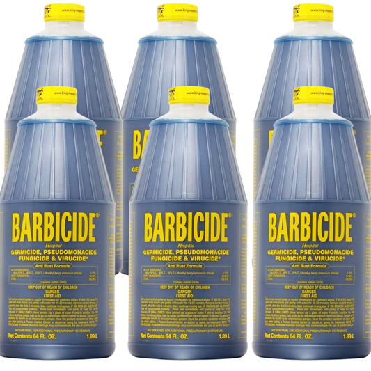 Barbicide Disinfect salon tools 64 oz 6 bottles