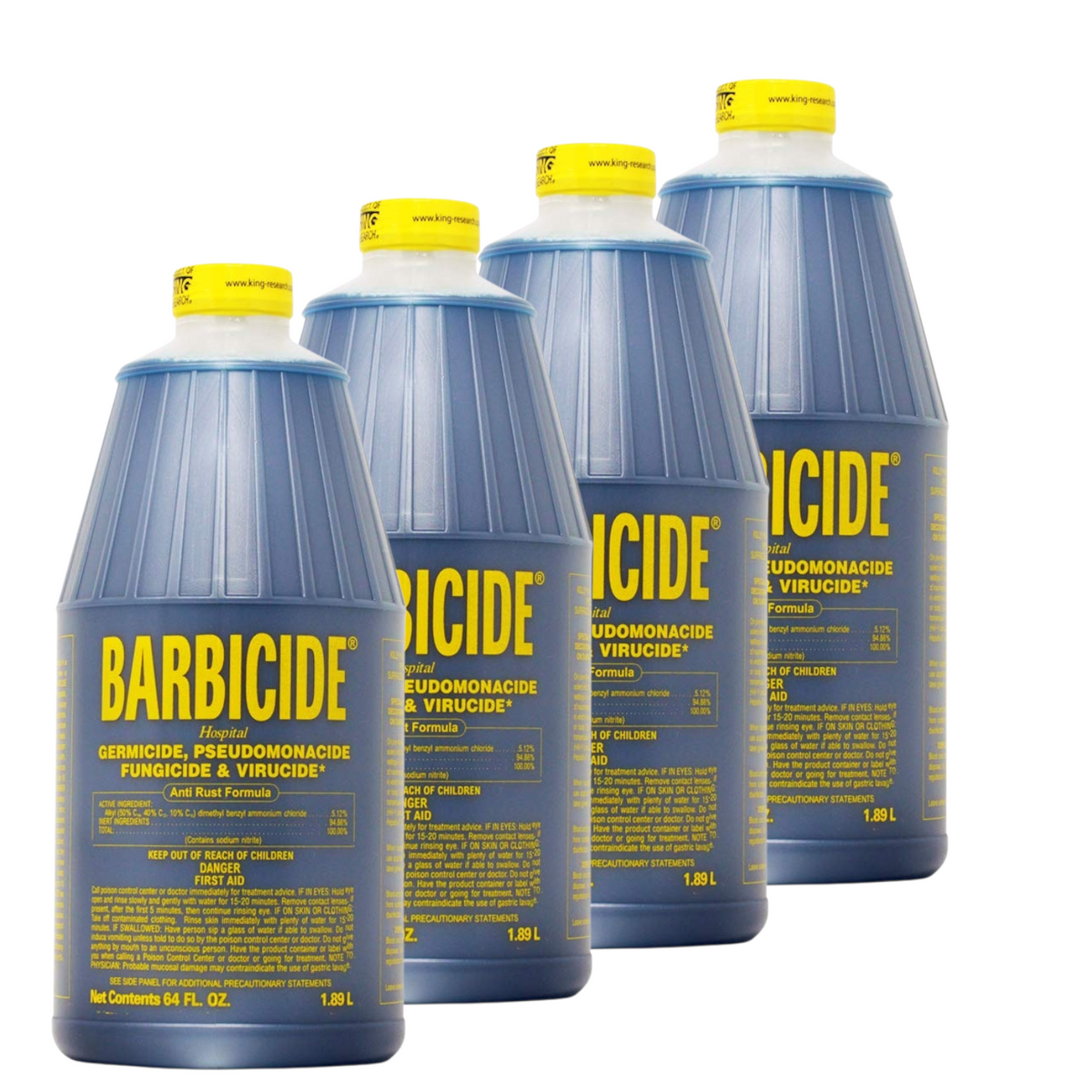Barbicide Disinfect salon tools 64 oz  (4 Bottles)