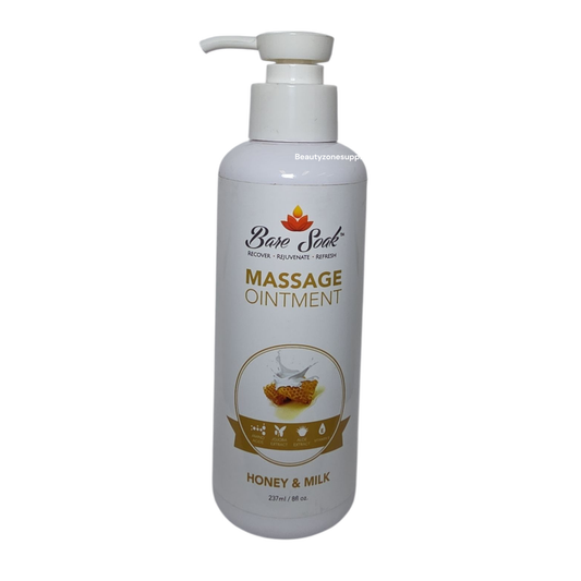 Bare Soak Massage Ointment Lotion (Honey&Milk) 8oz