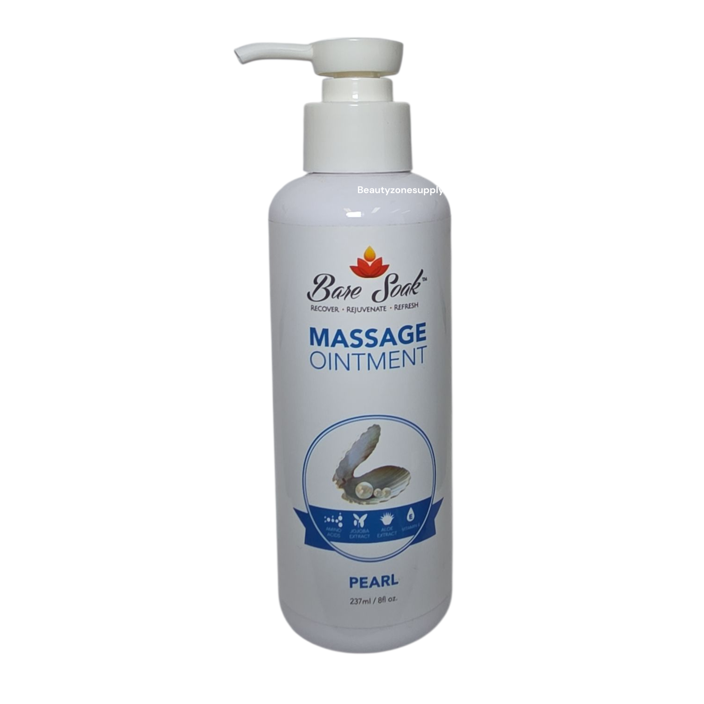 Bare Soak Massage Ointment Lotion (Pearl) 8oz