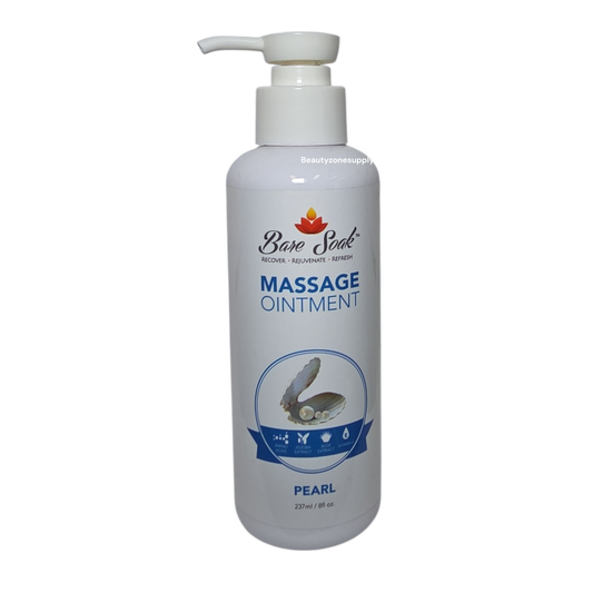 Bare Soak Massage Ointment Lotion (Pearl) 8oz