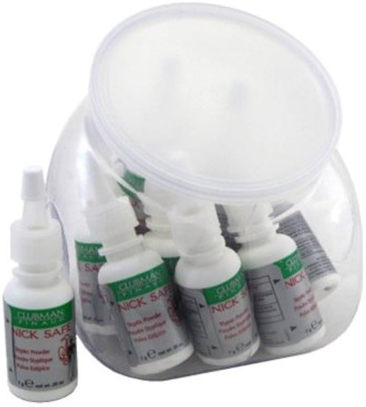 CLUBMAN Pinaud Nick Safe Styptic Powder 12pc Display #812001