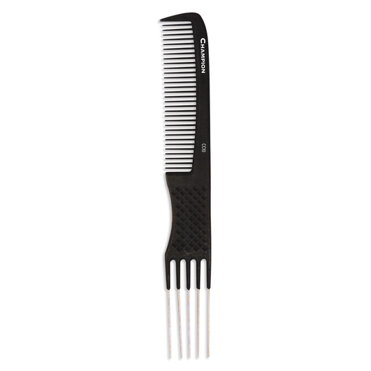 Champion Carbon Dual Purpose Comb - 8" #CC10