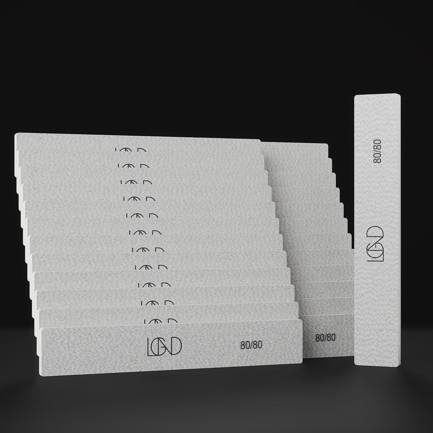 Chaun Legend LGND ZEBRA RECTANGLE FILE 80/80 25 PACK #25LGZREC80