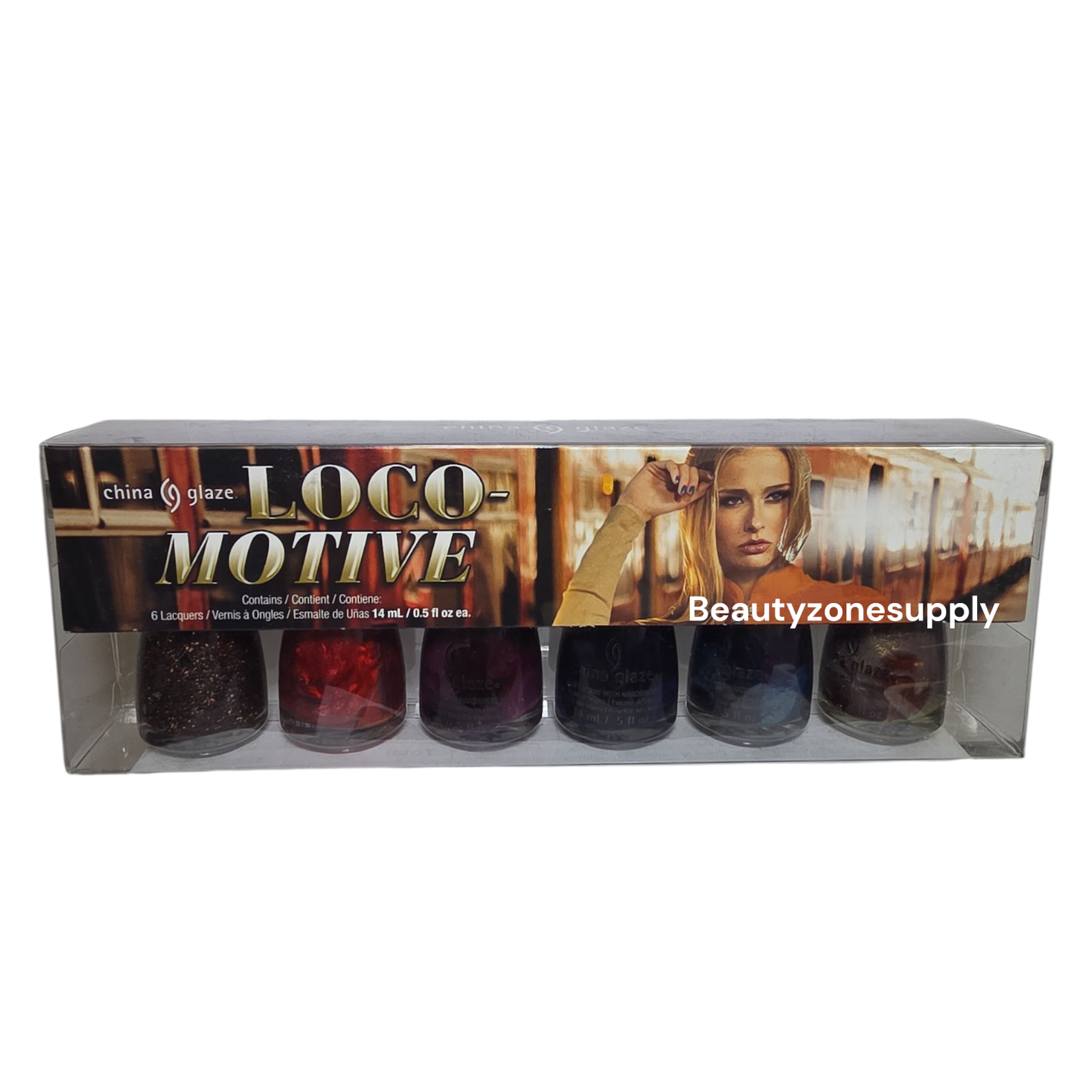 China Glaze Loco Motive Collection 6 bottles