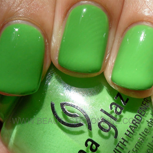 China Glaze Nail Lacquer Gaga for green 0.5 oz #80738