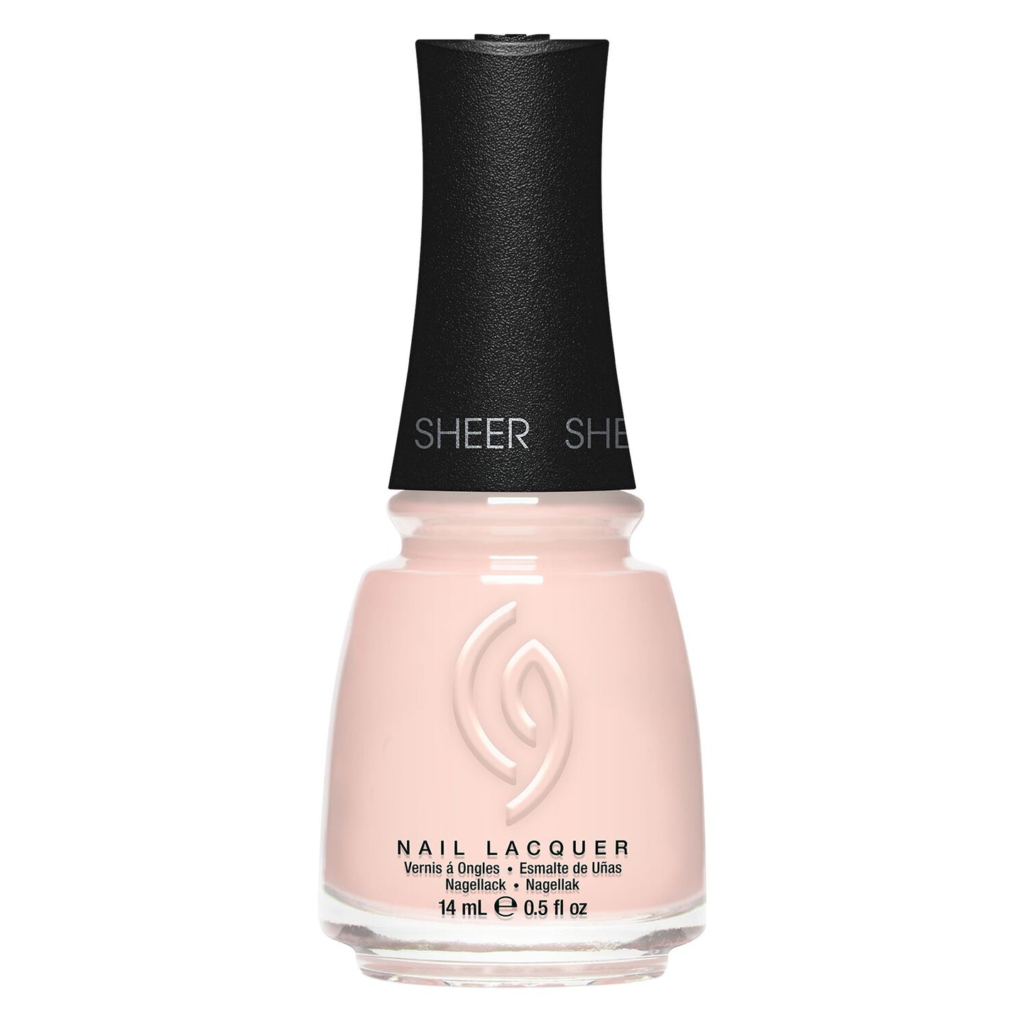 China Glaze Nail Lacquer Pink Silk 0.5 oz #43111