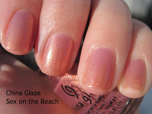 China Glaze Nail Lacquer Sex on the Beach 0.5 oz #70347