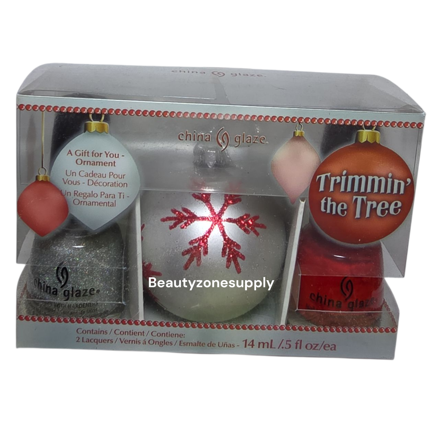 China Glaze Trimmin the Tree Collection 2 bottles
