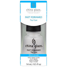 Load image into Gallery viewer, China Glaze Fast Forward Top Coat 0.5 oz 70578