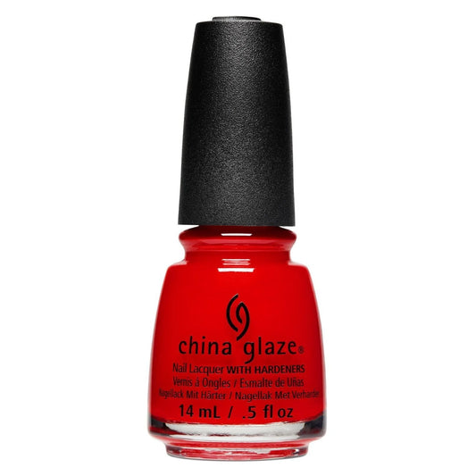 China Glaze Lacquer Flameboyant (Red Neon) 0.5 oz #80009