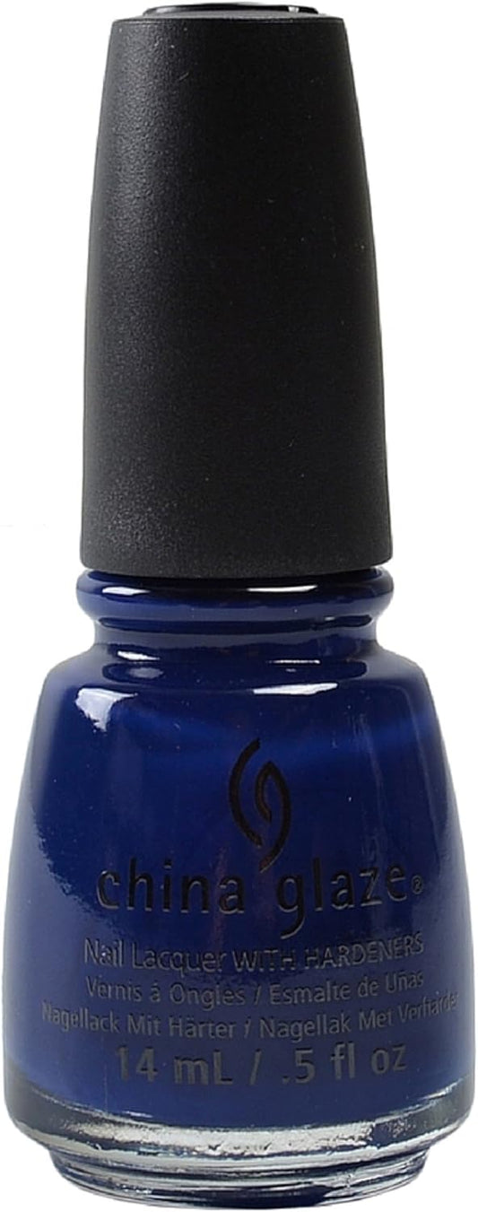 China Glaze Lacquer One Track Mind (Navy Blue Creme) 0.5 oz #81860