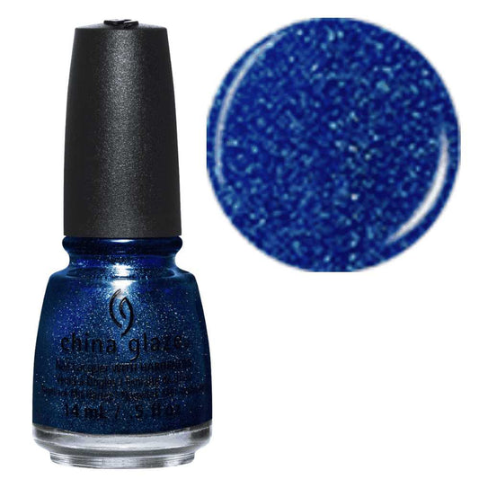China Glaze Lacquer Blueya! (Dark Blue Shimmer) 0.5 oz #83613