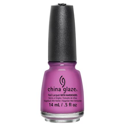 China Glaze Lacquer You Drive Me Coconuts Purple Panic Jelly 0.5 oz #81327