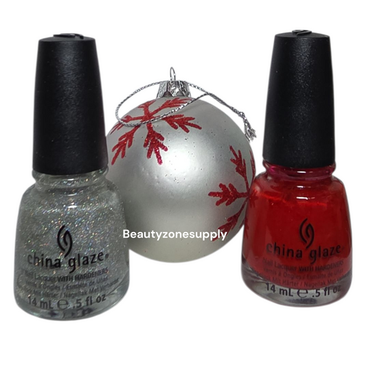 China Glaze Trimmin the Tree Collection 2 bottles