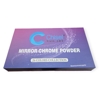 Chisel nail Art Mirror Chrome Powder 26 Color