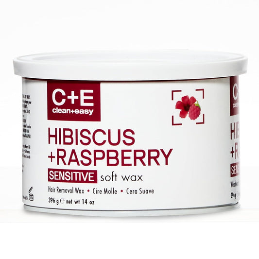 Clean + Easy Hibiscus Raspberry All Purpose Soft Wax 44520