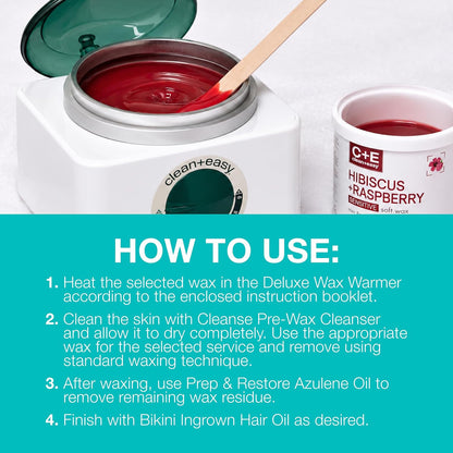 Clean + Easy Professional Waxing Kit Essentials #44523