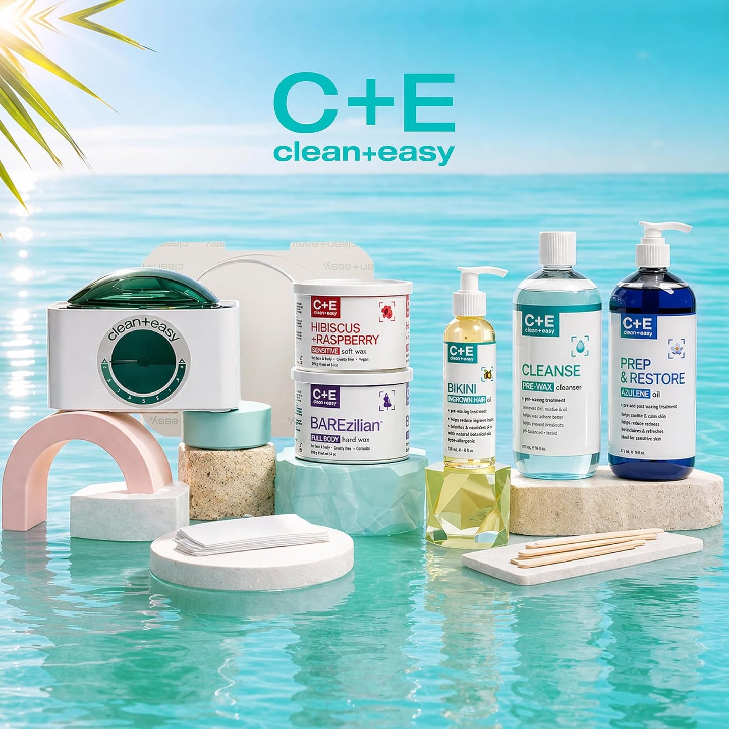 Clean + Easy Professional Waxing Kit Essentials #44523