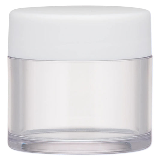 Clear Plastic Jars twist cap lip 0.34 oz