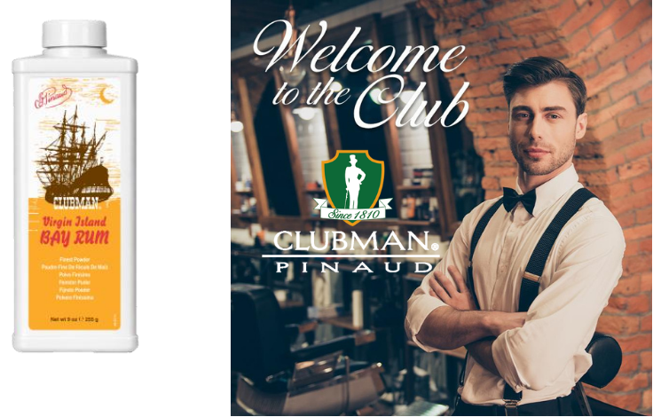 Clubman Finest Powder Virgin Island Bay Rum  225 g 44917