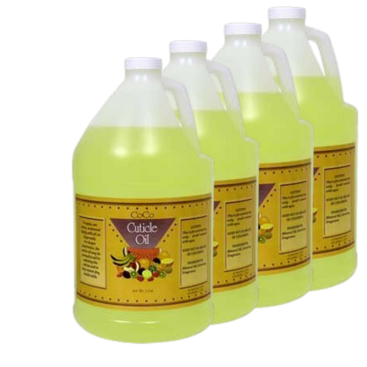 Coco Cuticle oil Gold Case 4 Gallon