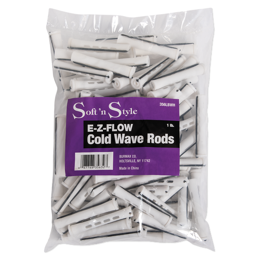 Concave Cold Wave Rods, Long White, 1 lb. #356LBWH