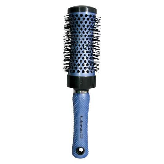 Concave Thermal Brush with Rubber Handle - 2" #SC9155