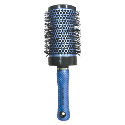 Concave Thermal Brush with Rubber Handle - 3" #SC9156