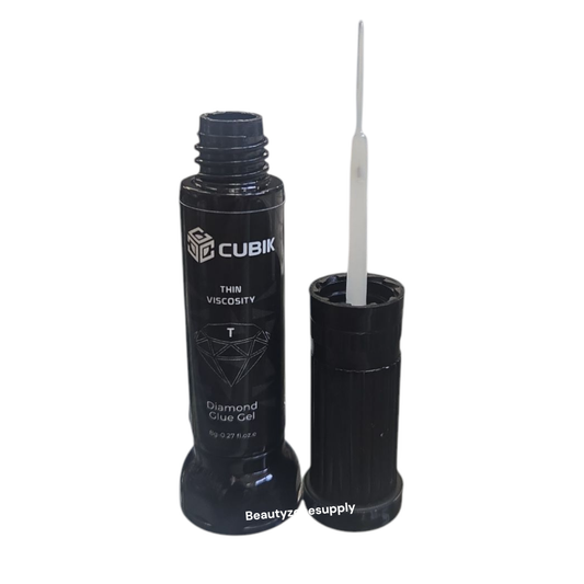 Cubik Thin Brush Rhinestone Adhesive Gel Glue 8g / 0.27 oz