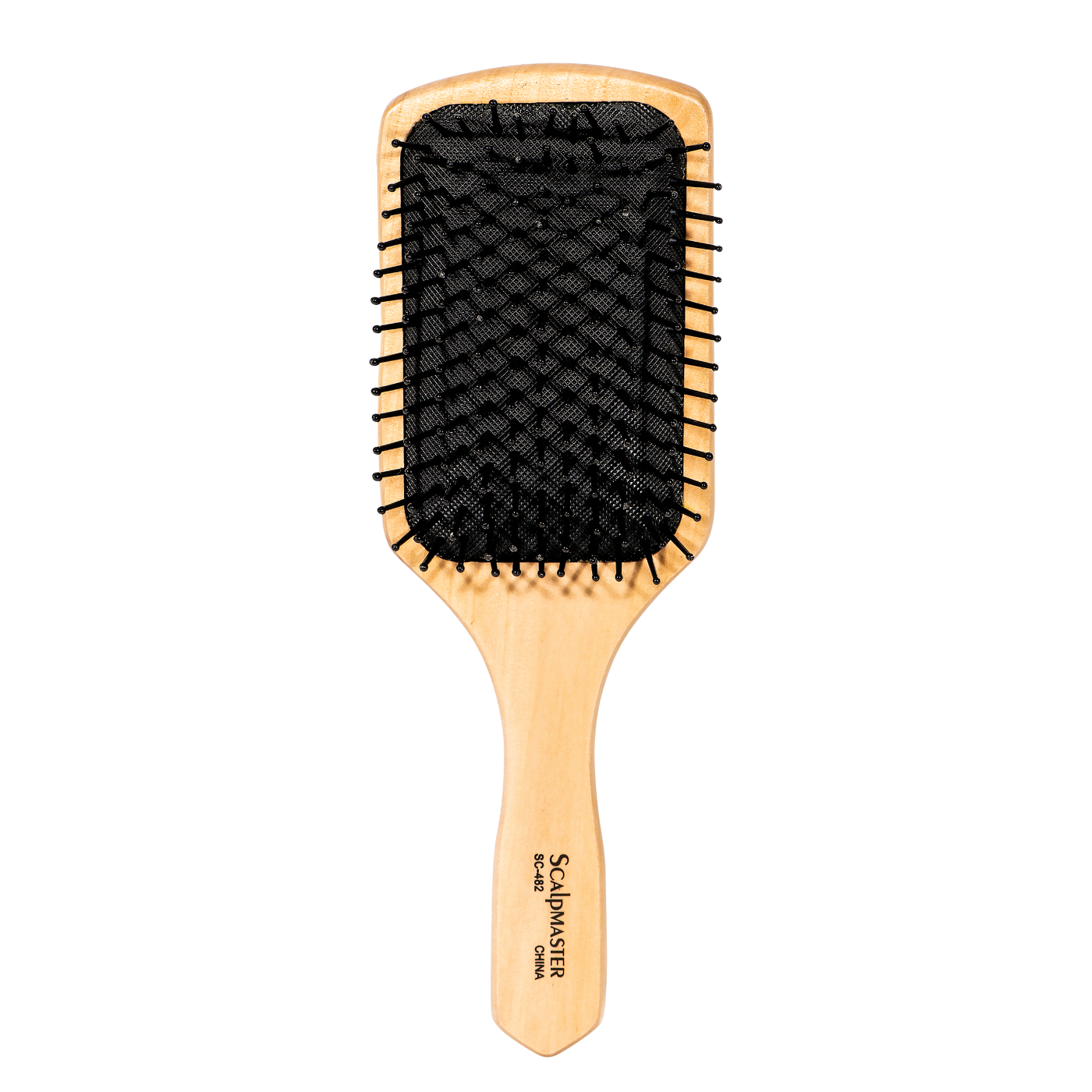 Cushion Paddle Rectangular Wood Brush, 13 Row #SC-482