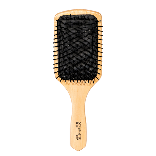 Cushion Paddle Rectangular Wood Brush, 13 Row #SC-482