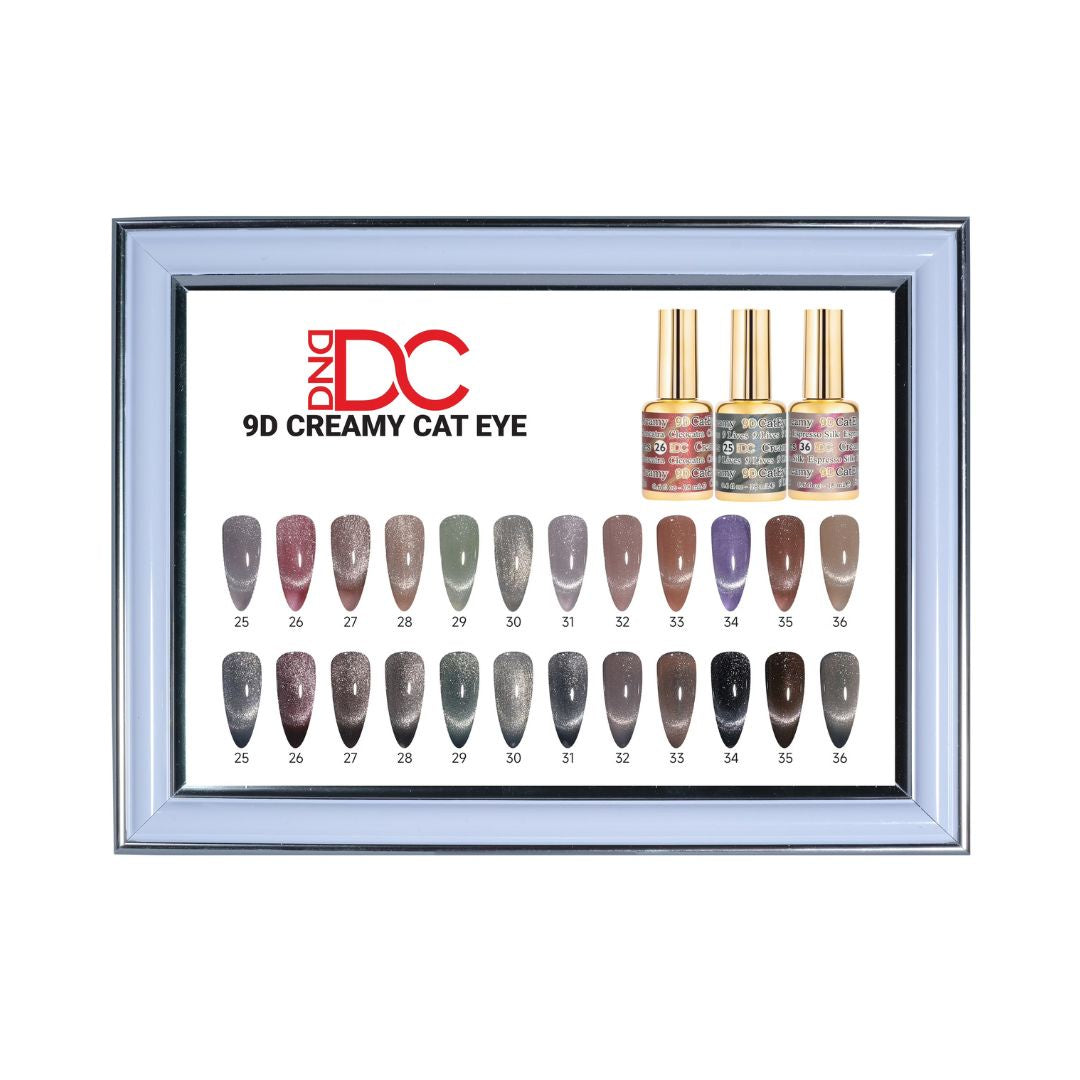 DC Framed Color Chart 9D Cat Eye Creamy Set 3 – Beauty Zone Nail Supply