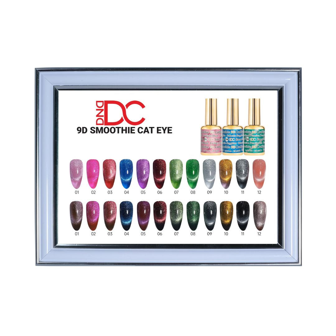 DC Framed Color Chart 9D Cat Eye Smoothie Set 1 – Beauty Zone Nail Supply